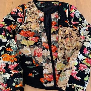 Zara Woman short quilted blazer